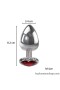 7CM Kalpli Taşlı Gümüş Metal Anal Plug 7CM Kalpli Taşlı Gümüş Metal Anal Plug